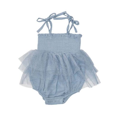 Muslin Tutu Bubble, Soft Chambray