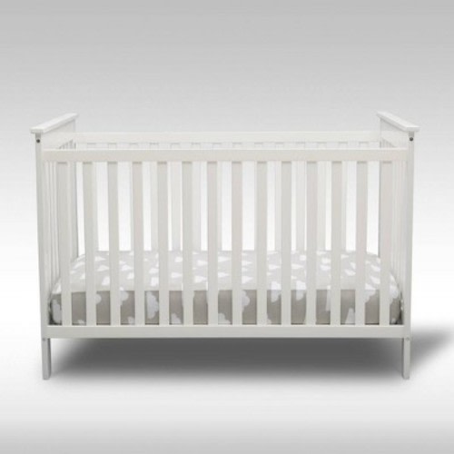 Delta Children Adley 3-in-1 Convertible Crib, Color: Bianca White