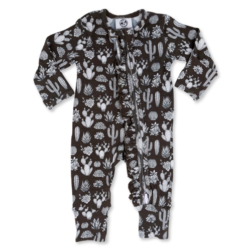 Vintage Cactus -Ruffled- Folding Feet Jammies – Cowkid Clothing Company