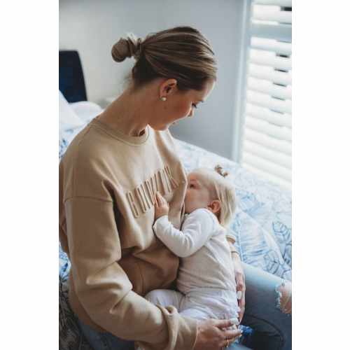 Caramel Latte Breastfeeding Jumper
