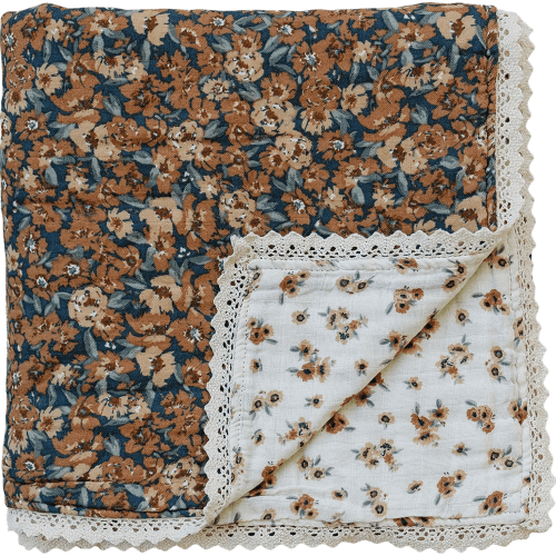 Quilt - Venetian floral + autumn bloom