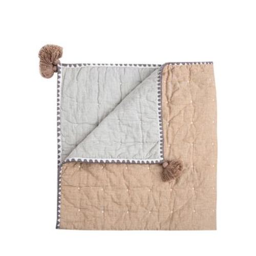 Ezra Copper Quilted Blanket - Ages 0-36 Months