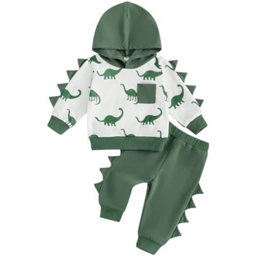 Infant Baby Boys Pants Outfits Set Long Hooded Striped Sweatshirts Pants Clothes Set Fall Winter Pants Sweatsuit