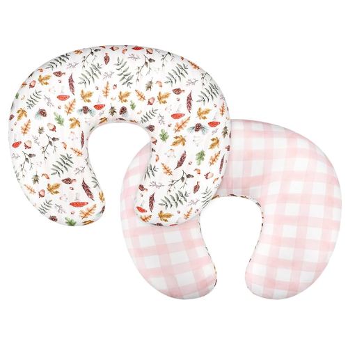 DILIMI Nursing Pillow Cover, Soft Stretchy Nursing Cover for Breastfeeding Pillow, 1 Pack Reversible Removable Slipcover for Baby Boy and Girls, Forest