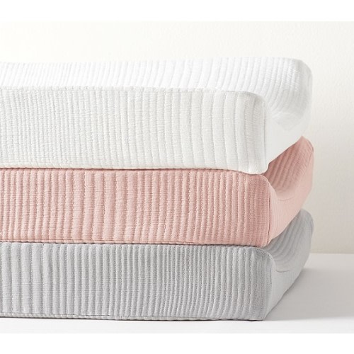 west elm x pbk Organic Matelasse Changing Pad Cover - Cover + Pad Insert -