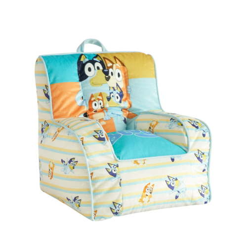 Bluey Square Beanbag Chair Blue, 18" inches
