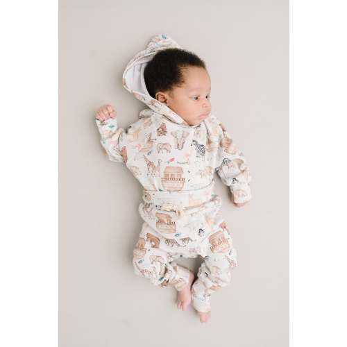 Noah's Ark Hoodie Romper Set