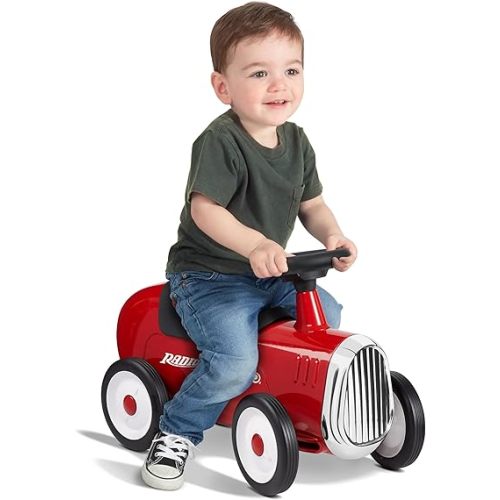 Radio Flyer Little Red Roadster, Toddler Ride on Toy, Ages 1-3, 24“ Length