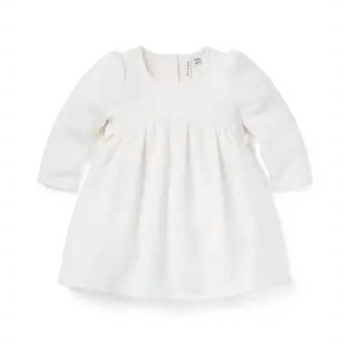 Baby Jet Ivory Baby Floral Quilted Dress by Janie and Jack