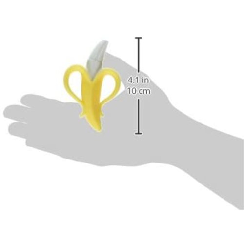 Nuby Nananubs Banana Massaging Toothbrush, Yellow - 1 Pack