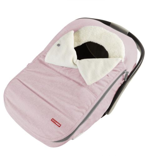 Pink Heather Stroll & Go Car Seat Cover - Pink Heather | skiphop.com
