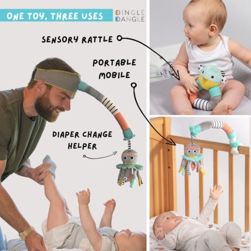 Dingle Dangle 3-in-1 Baby Gift Set diaper Changer Mobile - Etsy