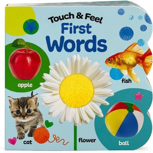 Touch & Feel First Words - by Rose Nestling (Board Book)