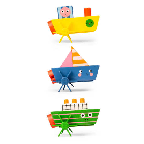 Wind-Up Boat - Kikkerland Kidoki