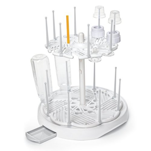 Munchkin High Capacity Drying Rack, Holds up to 16 Bottles, White
