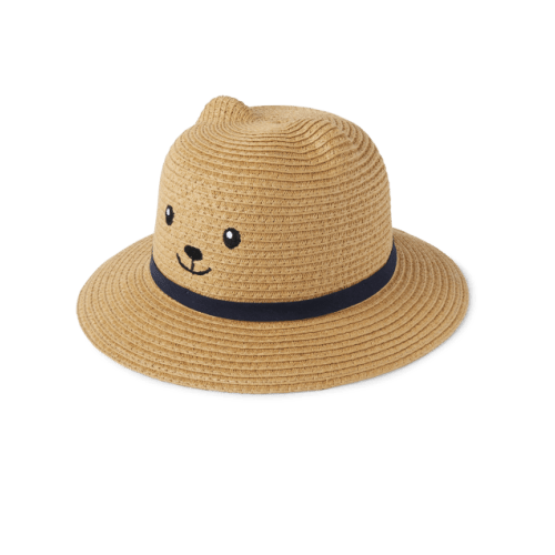 Baby Boys Bear Fedora - Gray