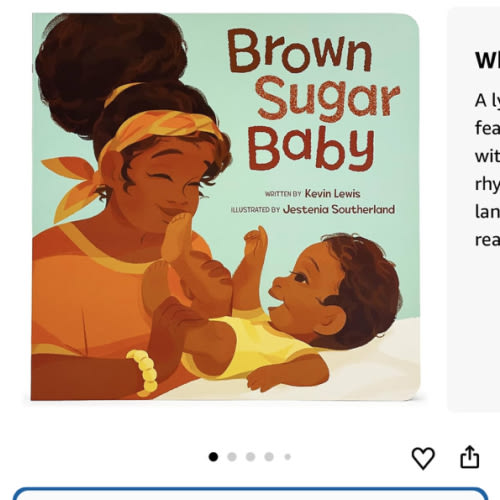 Brown Sugar Baby Board Book - Beautiful Story for Mothers and Newborns, Ages 0-3