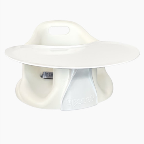 Upseat Baby Floor & Booster Seat with Tray - Coconut