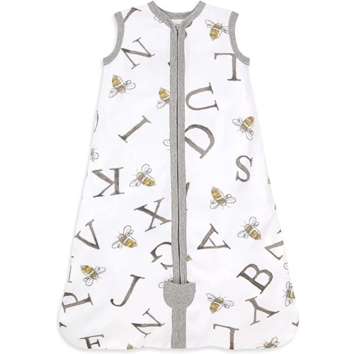 Burt's Bees Baby Beekeeper Wearable Blanket, Organic Cotton Swaddle 0.5 or 1.5 TOG, Newborn Essentials Shower Gift