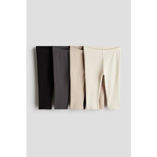 4-PACK COTTON JERSEY LEGGINGS