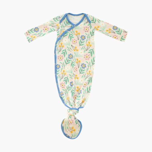 Copper Pearl Printed Knotted Gown - Clara, 0-4 M