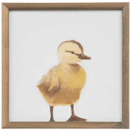 Yellow Duckling Framed Wall Decor