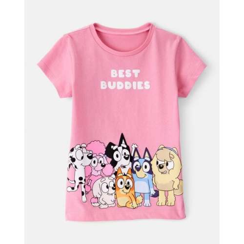 Toddler Bluey Best Buddies Short-Sleeve Graphic Tee - Pink - Carter's | Carter's