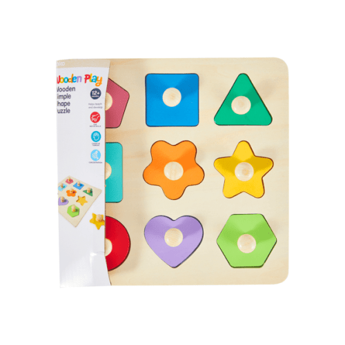 Wooden Simple Shape Puzzle - Anko