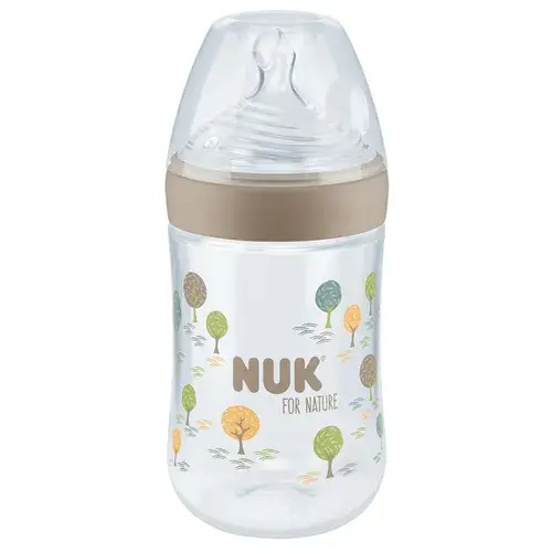 Nuk For Nature Silicone Temperature Control Bottle 260ML | Baby Bunting AU