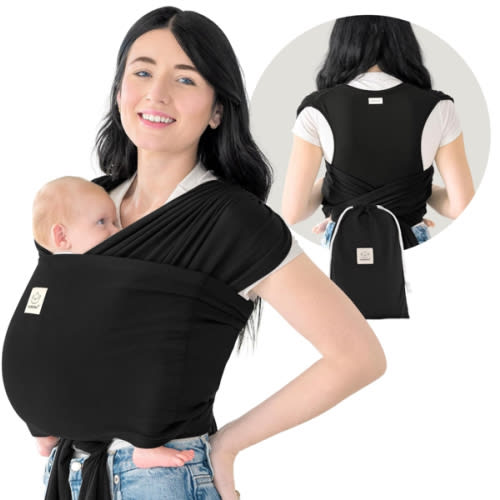 KeaBabies Baby Wrap Carrier, D-Lite Baby Wraps - Easy-Wearing, Adjustable Baby Sling Carrier Newborn to Toddler, Infant Ring Sling Baby Carrier, Baby Holder, Newborn Carrier Wrap (Stone Gray) : Amazon.com.au: Baby