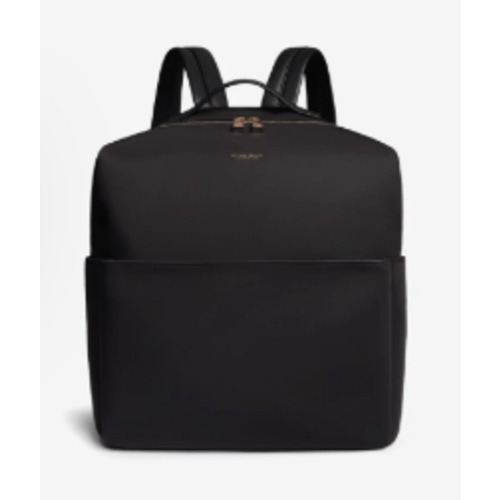 Stevie Backpack Nylon Full - Black/Gold