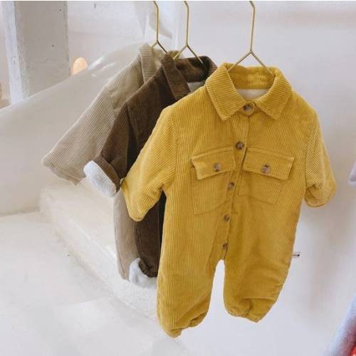 Long Sleeve Corduroy Romper Jumpsuit - Etsy