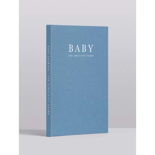 Birth To Five Years Baby Journal - Blue - Write To Me US