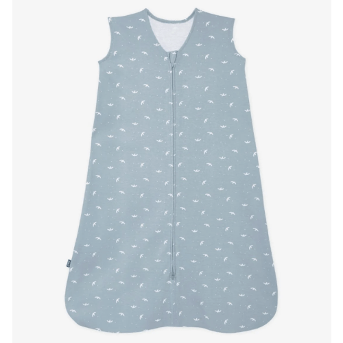 Blue Bird Print Cotton Sleep Sack
