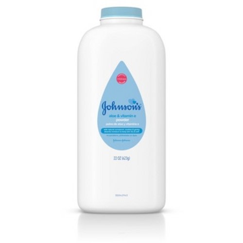 Johnsons Baby Powder with Aloe & Vitamin E Pure Cornstarch - 22oz