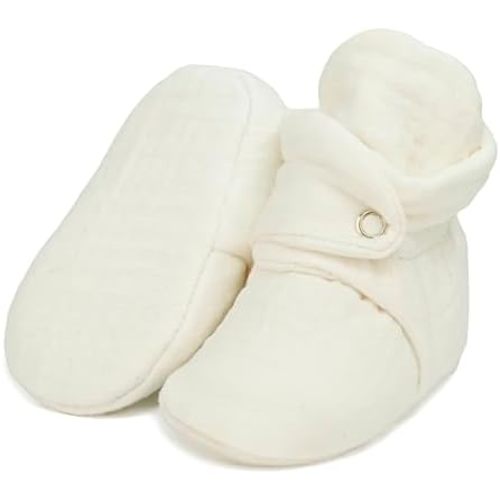 Ella Bonna Baby Booties Organic Cotton Muslin Newborn Baby Slippers Baby Boy Booties, Infant Girl Booties, 6-12 months, 0-6 Months, 12-18 Months, 0-3 Months, 18-24 Months, Toddler Shoes