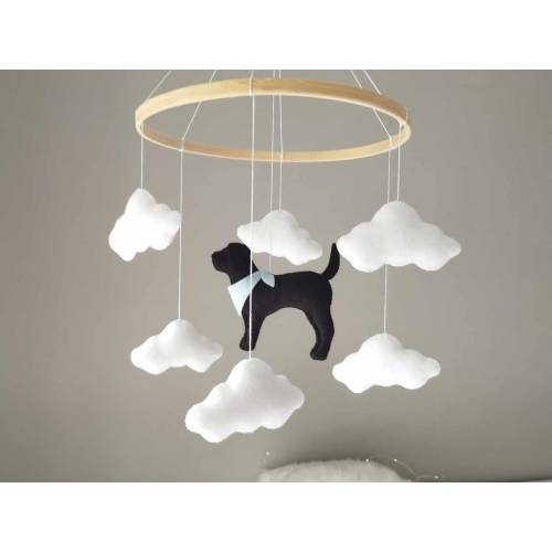 Dog baby mobile, Labrador mobile nursery, Golden retriever mobile, Baby mobile boy, Puppy cot mobile, Labrador Nursery Decor, Baby gift,P#71