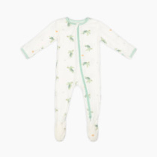 Bamboo Little Bamboo Footie - Turtle, 3-6 M
