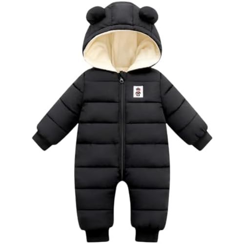 Ohrwurm Baby Snowsuit Winter Coat Fleece Lining Warm Hoodie Romper Puffer Jacket
