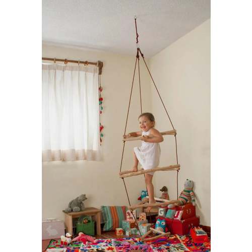 DIY Triangular rope ladder Monkey Bars tutorial