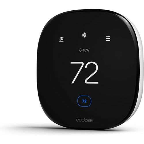 ecobee New Smart Thermostat Enhanced - Programmable Wifi Thermostat - Works with Siri, Alexa, Google Assistant - Energy Star Certified - Smart Home