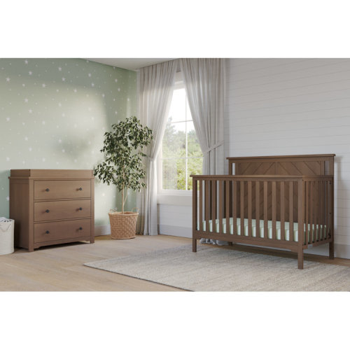 Hampton Flat Top 2-Piece Nursery Furniture Set