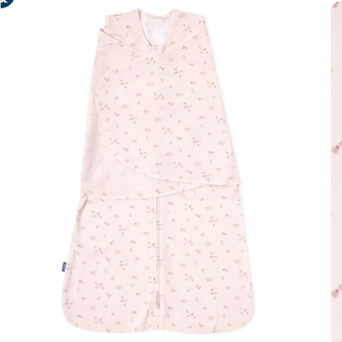 Pink Floral Cotton Swaddle Newborn | HALO