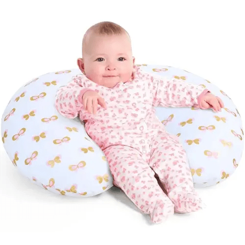 Little Grape Land Nursing Pillow, Breast Feeding Pillows for Mom, Butterfly Soft Cover with Breathable Filling, Feeding Support Pillow for 0-12 Months, Multifunctional Support Cushion for Travel