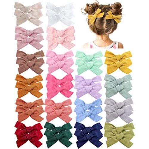 Prohouse 40 Pieces Baby Girls Hair Bows Clips Hair Barrettes Accessory for Babies Infant Toddlers Kids