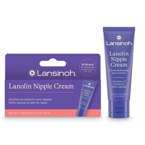 Lansinoh Lanolin Nipple Cream For Breastfeeding Essentials - 1.41oz