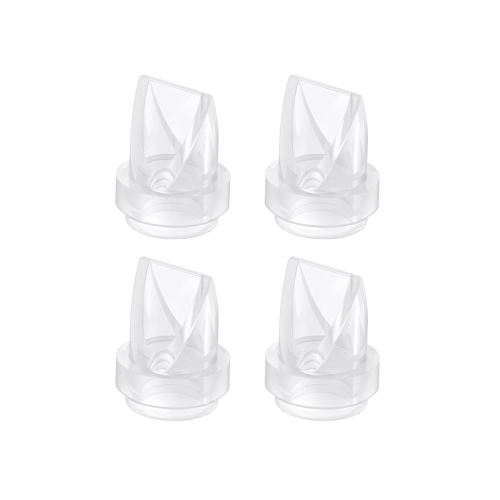eufy Original Duckbill Valves (4-Pack) for Wearable Breast Pump E10/E20/S1/S1 Pro, Leak-Proof and Dust-Proof Breast Pump Replacement Parts