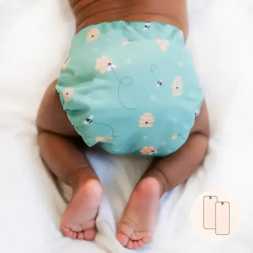 Pocket Diapers - Snap - LPO ECO -Bees