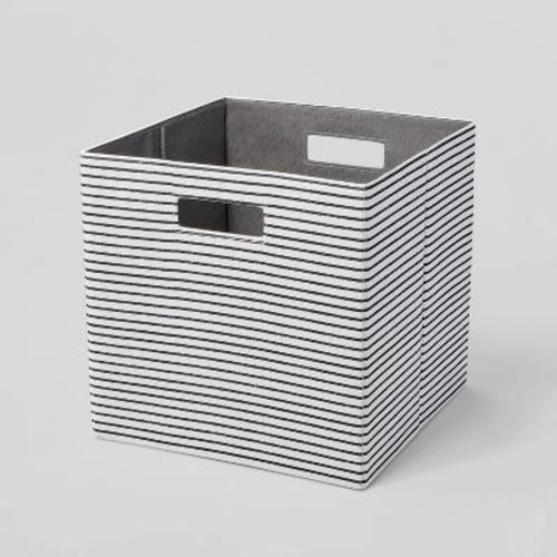 13" X 13" Fabric Bin Rose Texture - Brightroom™: 13 Inch Storage Cube, Decorative Storage, Polyester, No Assembly