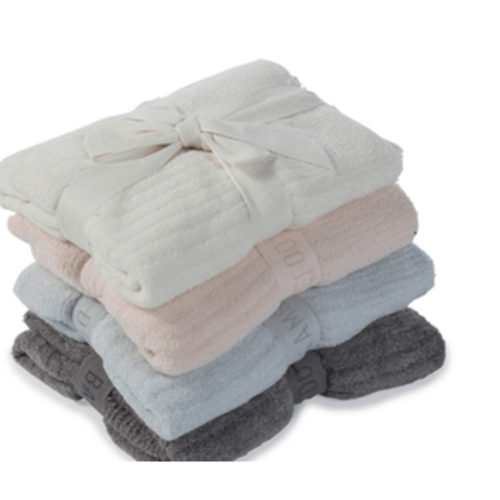 Barefoot Dreams BFD CozyChic Lite Ribbed Blanket (Baby) Pink 30" x40"